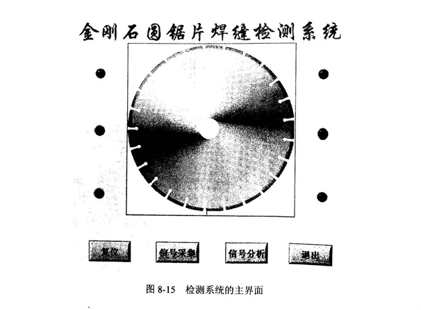 金剛石切割片的焊縫檢測系統(tǒng)軟件設計